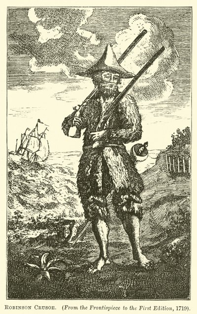 Robinson Crusoe by English School
