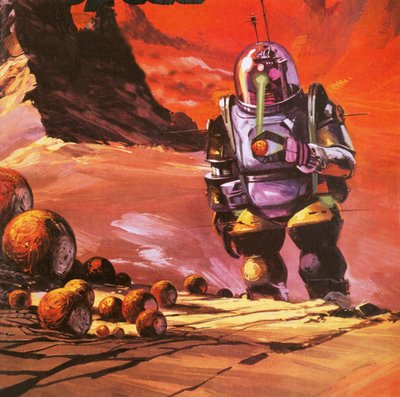 Robots Envisaged on the Red Planet by English School