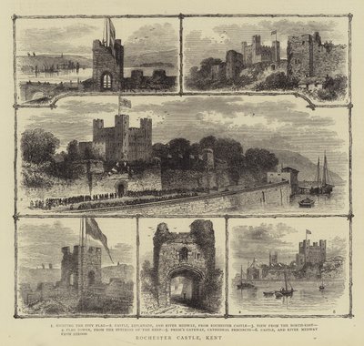 Rochester Castle, Kent by English School