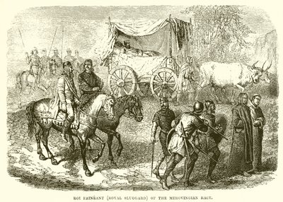 Roi Faineant of the Merovingian Race by English School