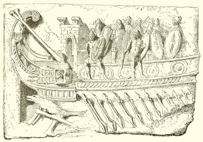 Roman Galley by English School