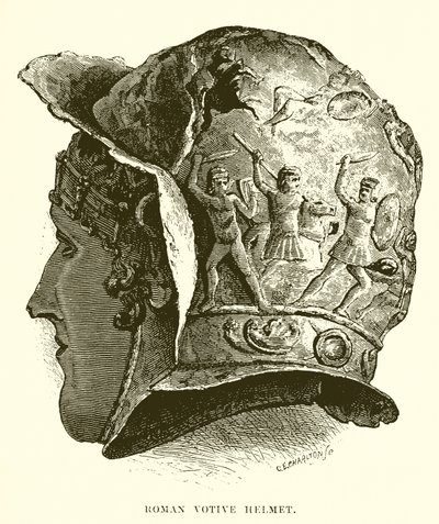 Roman Votive Helmet by English School