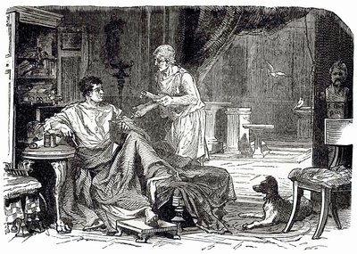 Roman Study (illustration from Cassell