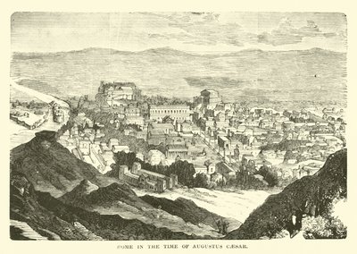 Rome in the Time of Augustus Caesar by English School