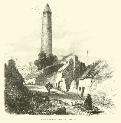 Round Tower, Killala, Ireland by English School