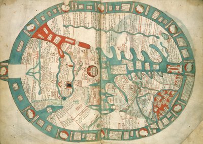 Large Mappa Mundi, from 
