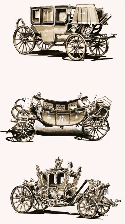 Royal Coaches by English School