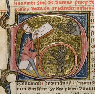 A Magician Summoning Demons, from 