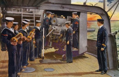 Royal Naval Barracks, Chatham: With the Fleet, Gun