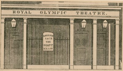 Royal Olympic Theatre, London by English School