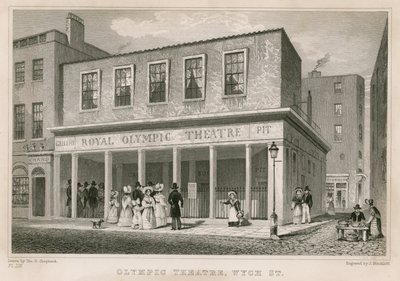 Royal Olympic Theatre, Wych Street, London by English School