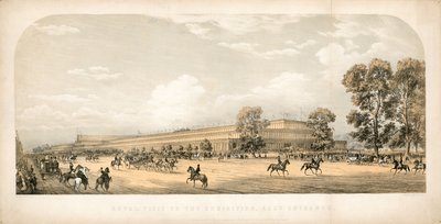 Royal Visit to the Great Exhibition 1851, East Entrance by English School