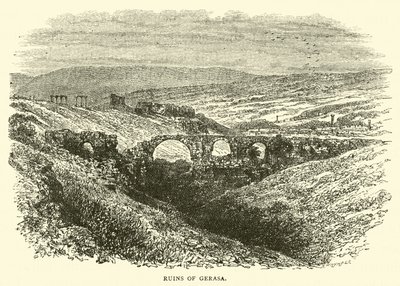 Ruins of Gerasa by English School