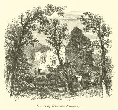 Ruins of Godstow Nunnery by English School