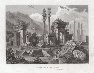 Ruins of Persepolis by English School