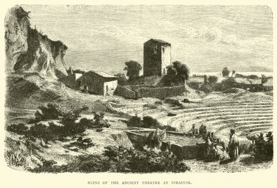 Ruins of the Ancient Theatre at Syracuse by English School