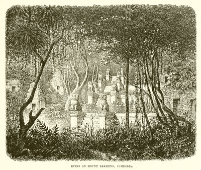 Ruins on Mount Bakheng, Cambodia by English School