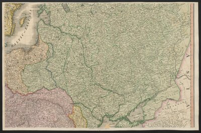 Russia, from Europe, Describing All the Changes of Territory, Published 1816 by English School