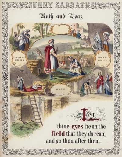 Ruth and Boaz by English School