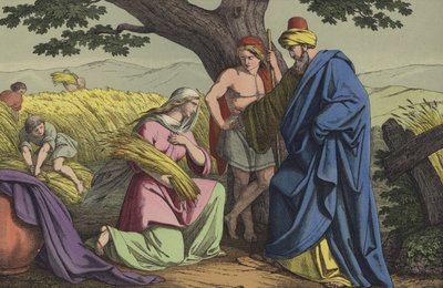 Ruth and Boaz by English School