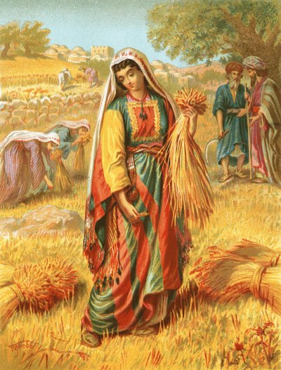 Ruth in the Corn-Field by English School