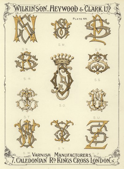SN, SM, SP, SR, SO, SS, ST, SU, SW, SY, SZ by English School
