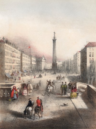 Sackville Street, Dublin by English School