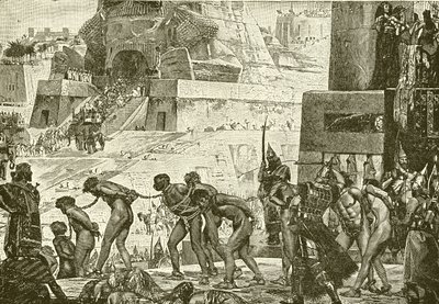 Sacrificing Human Victims to Baal by English School