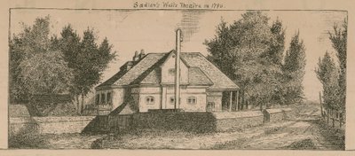 Saddlers Wells Theatre in 1790 by English School