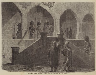 Saluting Queen Victoria