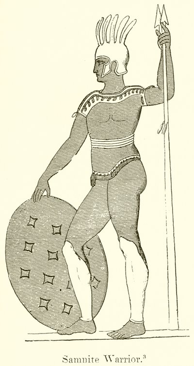 Samnite Warrior by English School