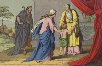 Samuel Dedicated to the Lord by English School