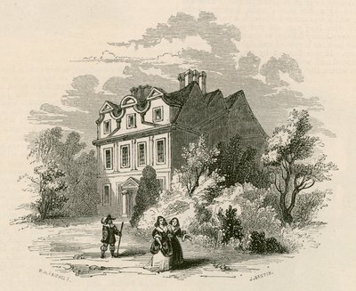 Sandford Manor House, Fulham, London, Formerly the Dwelling Place of Nell Gwynne by English School