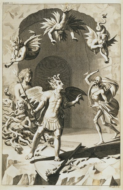 Satan and his demons, from 