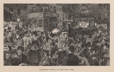 Saturday Night in the East End by English School
