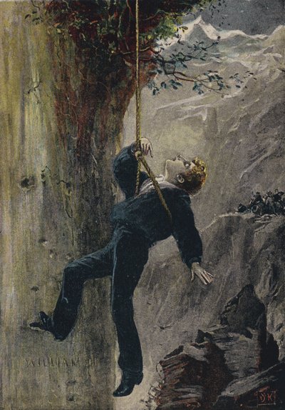Saved. Illustration from The Natural Bridge, or One Niche the Highest, by Elihu Burritt by English School
