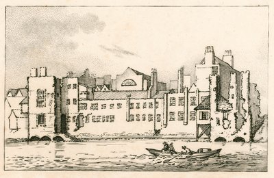 Savoy, London, as it is at present, 1792 by English School