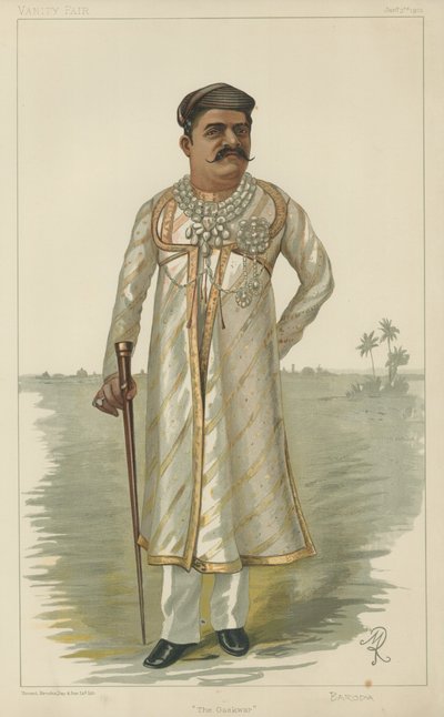 Sayajirao Gaekwad III, the Gaekwar of Baroda by English School