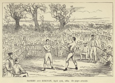 Sayers and Heenan, 17 April 1860 by English School