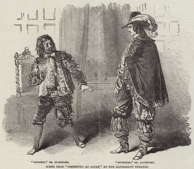 Scene from Presented at Court, at the Haymarket Theatre by English School