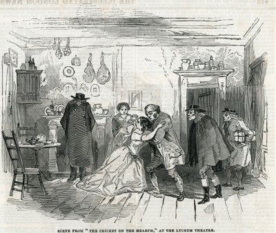 Scene from The Cricket on the Hearth at the Lyceum Theatre by English School
