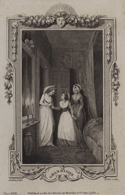 Scene from The History of Sir Charles Grandison, by Samuel Richardson by English School
