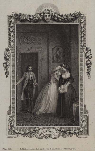 Scene from The History of Sir Charles Grandison by English School