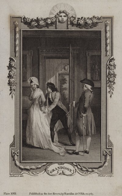 Scene from The History of Sir Charles Grandison by English School
