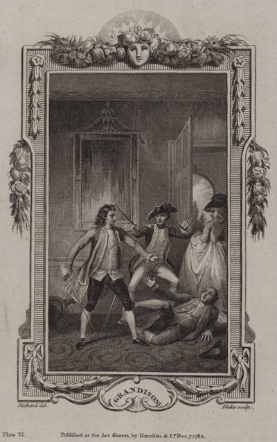 Scene from The History of Sir Charles Grandison by English School