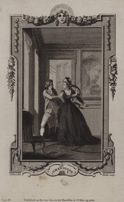 Scene from The History of Sir Charles Grandison by English School