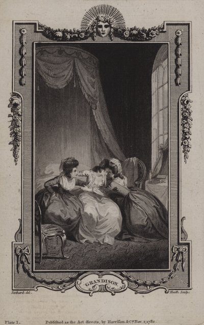 Scene from The History of Sir Charles Grandison by English School
