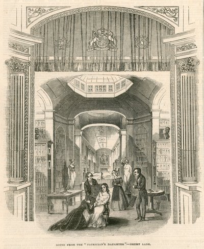 Scene from the play The Patrician