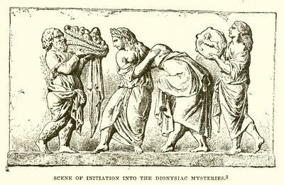 Scene of Initiation into the Dionysiac Mysteries by English School