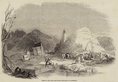 Scene of the Late Gun-Cotton Explosion at Faversham by English School